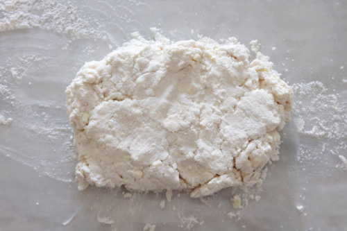 buttermilk biscuit dough rectangle